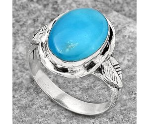 Natural Smithsonite Ring size-8 SDR139179 R-1083, 10x14 mm