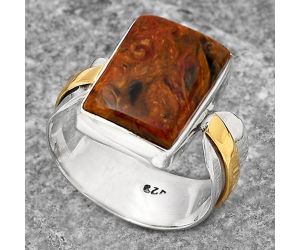 Two Tone - Pietersite - Namibia Ring size-8 SDR139214 R-1519, 10x13 mm