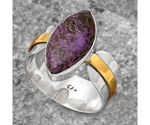 Two Tone - Purpurite - South Africa Ring size-8 SDR139217 R-1519, 9x16 mm