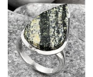 Natural Chrysotile Ring size-7 SDR139831 R-1005, 15x23 mm