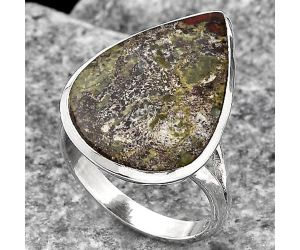 Dragon Blood Stone - South Africa Ring size-8 SDR139976 R-1005, 16x22 mm