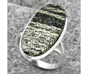 Natural Chrysotile Ring size-7.5 SDR140016 R-1005, 12x24 mm