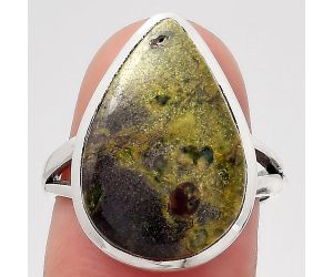 Dragon Blood Stone - South Africa Ring size-7 SDR140069 R-1005, 13x20 mm