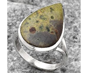 Dragon Blood Stone - South Africa Ring size-7 SDR140275 R-1005, 13x20 mm