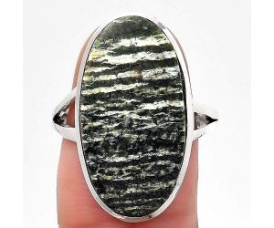 Natural Chrysotile Ring size-8 SDR140277 R-1005, 13x24 mm