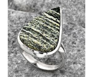 Natural Chrysotile Ring size-7 SDR140317 R-1005, 14x22 mm