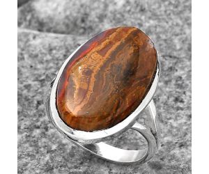 Natural Rare Cady Mountain Agate Ring size-7.5 SDR140345 R-1005, 13x21 mm