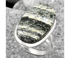 Natural Chrysotile Ring size-8 SDR140472 R-1005, 13x23 mm