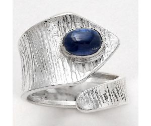 Adjustable - Natural Sodalite Ring size-7 SDR141314 R-1374, 5x7 mm