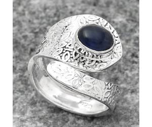 Adjustable - Natural Sodalite Ring size-8 SDR141514 R-1374, 6x8 mm