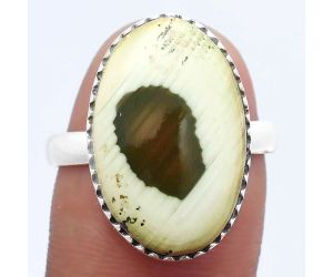 Natural Imperial Jasper - Mexico Ring size-8.5 SDR142002 R-1210, 13x20 mm