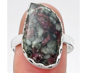 Natural Russian Eudialyte Ring size-8.5 SDR145266 R-1428, 12x21 mm
