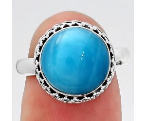 Natural Smithsonite Ring size-7 SDR145610 R-1196, 11x11 mm