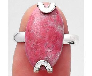 Natural Pink Thulite - Norway Ring size-7 SDR145853 R-1479, 11x19 mm