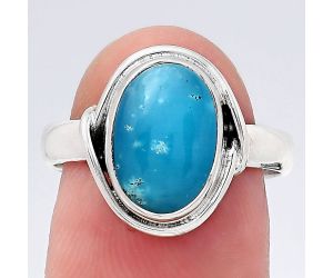 Natural Smithsonite Ring size-7.5 SDR146042 R-1145, 8x12 mm