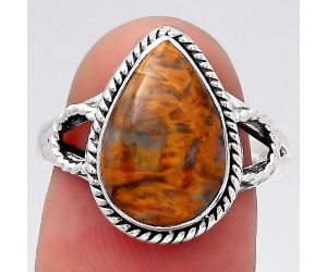 Natural Pietersite - Namibia Ring size-7.5 SDR146100 R-1010, 9x14 mm