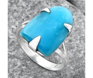 Natural Smithsonite Ring size-8.5 SDR146517 R-1305, 13x19 mm