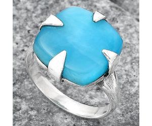 Natural Smithsonite Ring size-8 SDR146552 R-1305, 14x14 mm