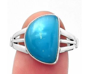 Natural Smithsonite Ring size-8.5 SDR146883 R-1535, 10x15 mm