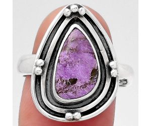 Natural Purpurite - South Africa Ring size-9 SDR147145 R-1391, 8x13 mm