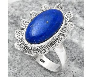 Natural Lapis - Afghanistan Ring size-8 SDR147191 R-1241, 9x16 mm