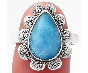 Natural Smithsonite Ring size-7.5 SDR147211 R-1241, 9x14 mm