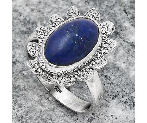 Natural Lapis - Afghanistan Ring size-8 SDR147223 R-1241, 9x14 mm