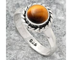 Natural Tiger Eye - Africa Ring size-7 SDR148048 R-1009, 7x7 mm