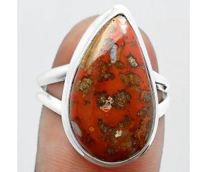 Natural Rare Cady Mountain Agate Ring size-8 SDR148193 R-1008, 12x21 mm