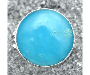 Natural Smithsonite Ring size-8.5 SDR148220 R-1003, 17x17 mm