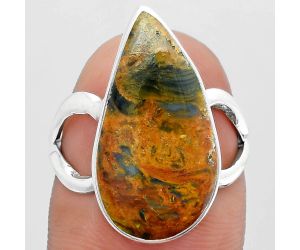 Natural Pietersite - Namibia Ring size-7 SDR148291 R-1002, 11x21 mm