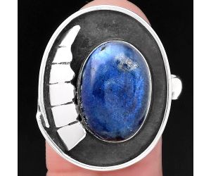 Southwest Design - Blue Labradorite Ring size-8 SDR148616 R-1554, 10x14 mm