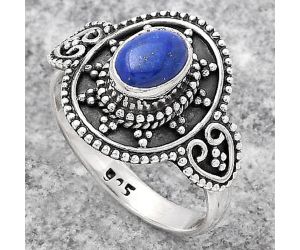 Natural Lapis - Afghanistan Ring size-6.5 SDR148673 R-1656, 5x7 mm