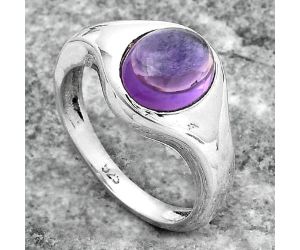 Natural Amethyst Cab - Brazil Ring size-7 SDR149189 R-1115, 8x10 mm