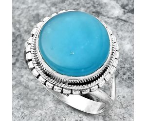 Natural Smithsonite Ring size-8 SDR149933 R-1245, 13x13 mm