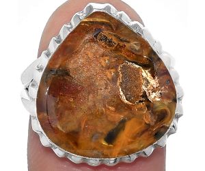 Natural Pietersite - Namibia Ring size-7.5 SDR150884 R-1652, 17x18 mm