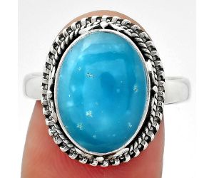 Natural Smithsonite Ring size-8.5 SDR151051 R-1279, 11x14 mm
