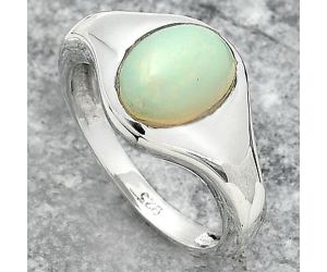 Natural Ethiopian Opal Ring size-8 SDR151417 R-1115, 8x10 mm