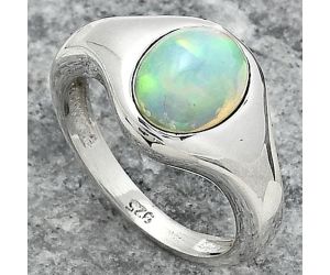 Natural Ethiopian Opal Ring size-7 SDR151444 R-1115, 8x10 mm