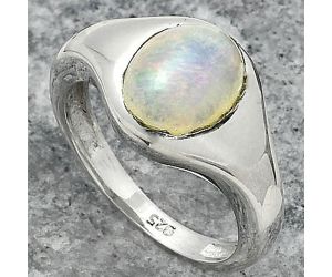 Natural Ethiopian Opal Ring size-7 SDR151446 R-1115, 8x10 mm