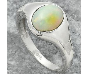 Natural Ethiopian Opal Ring size-8 SDR151447 R-1115, 8x10 mm