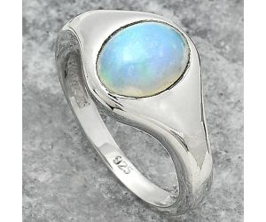 Natural Ethiopian Opal Ring size-8 SDR151453 R-1115, 8x10 mm
