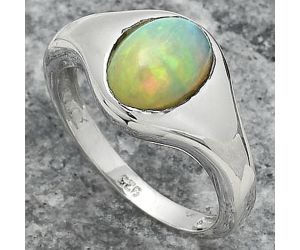 Natural Ethiopian Opal Ring size-8.5 SDR151476 R-1115, 8x10 mm