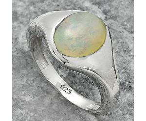 Natural Ethiopian Opal Ring size-7 SDR151477 R-1115, 8x10 mm