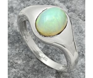 Natural Ethiopian Opal Ring size-8.5 SDR151478 R-1115, 8x10 mm