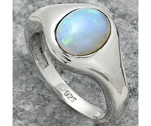 Natural Ethiopian Opal Ring size-7.5 SDR151483 R-1115, 8x10 mm