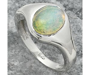 Natural Ethiopian Opal Ring size-7.5 SDR151484 R-1115, 8x10 mm