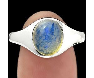 Natural Ethiopian Opal Ring size-7 SDR151487 R-1115, 8x10 mm