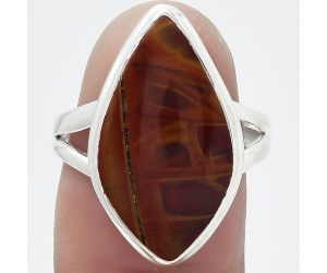Natural Noreena Jasper Ring size-7.5 SDR151911 R-1008, 12x21 mm