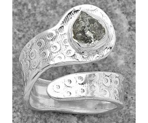 Adjustable - Herkimer Diamond - USA Ring size-8 SDR152580 R-1374, 7x8 mm